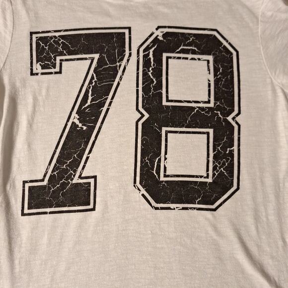 The Raw Uncut 78 Short Sleeve T-Shirt White/Black Size Medium - Picture 2 of 6